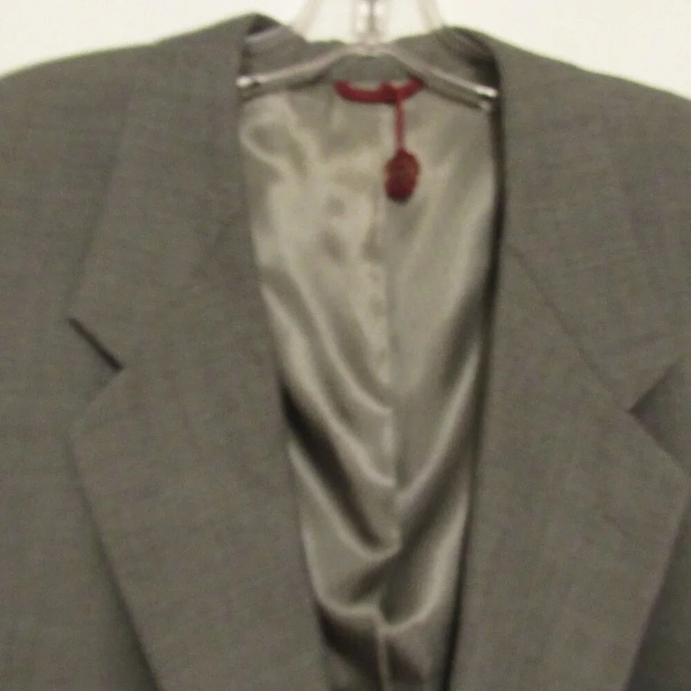NEW $475 Hart Schaffner Marx USA Wool Gray MEN'S JACKET Size 50L Excellent Cond